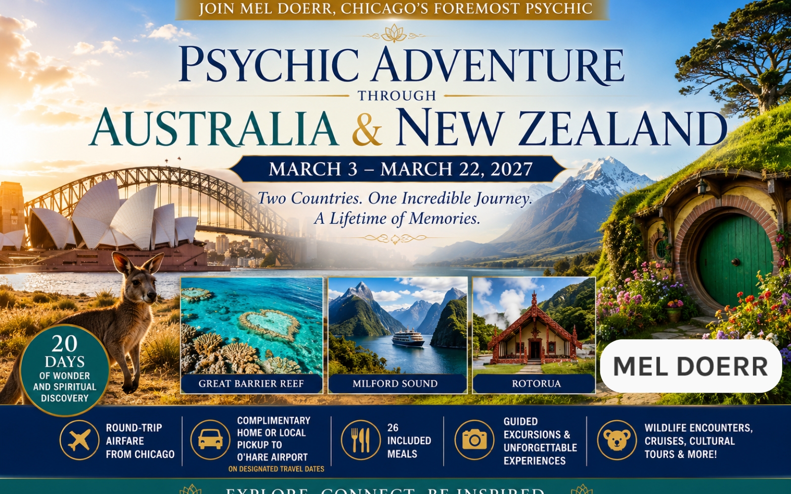 WONDERS OF AUSTRALIA<br />
AND NEW ZEALAND